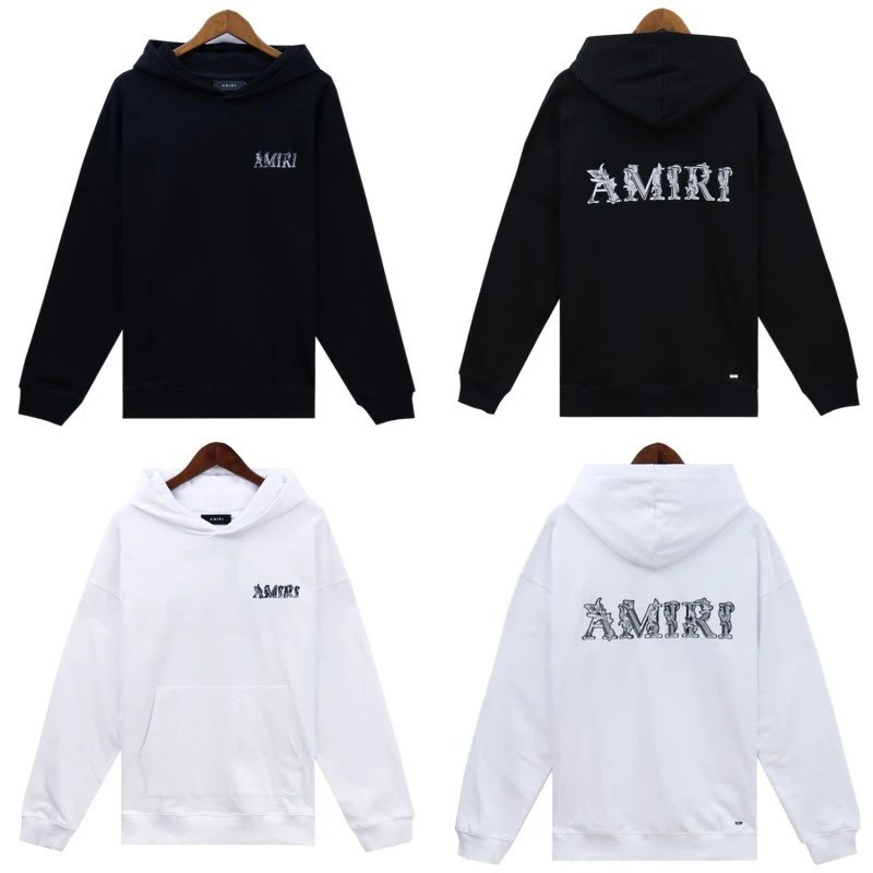 Amiri Hollywood Logo Hoodie Pink - 24