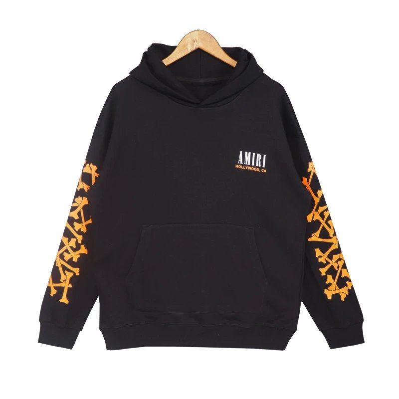 Amiri Hollywood Logo Hoodie Pink - 34
