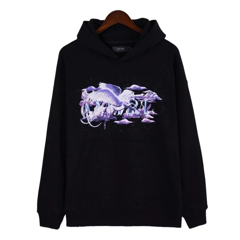 Amiri Hollywood Logo Hoodie Pink - 66