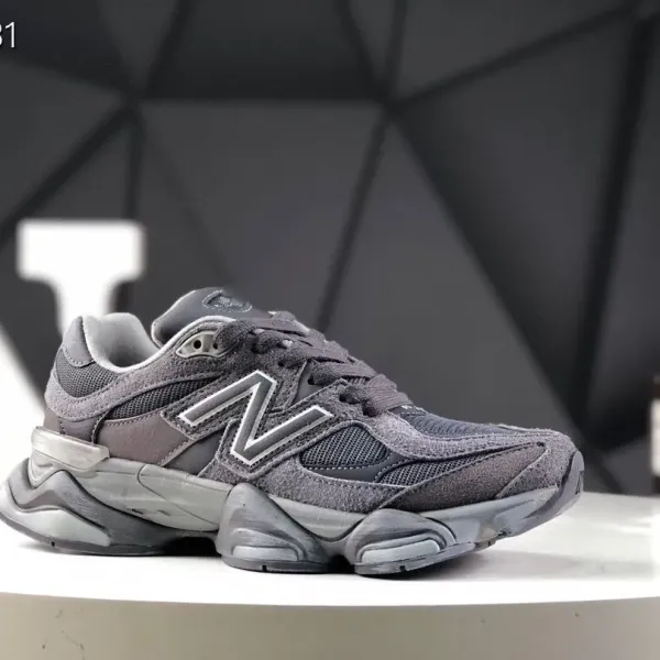 New Balance 9060 Gray Chunky Sneakers - 16