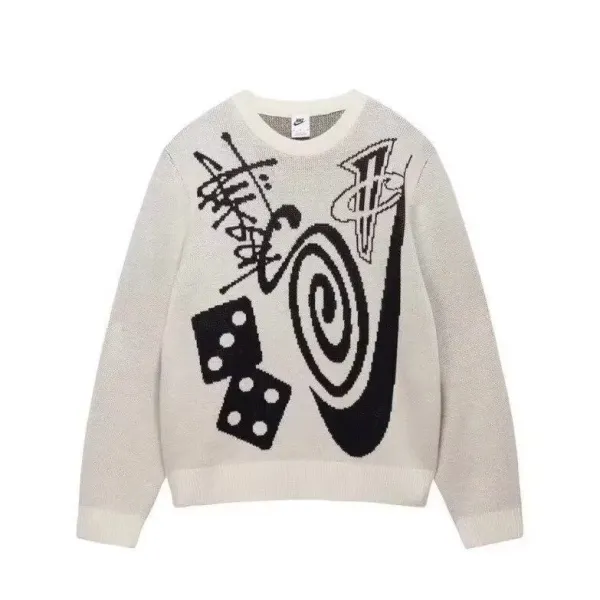 Saint Tears Graphic Knit Sweater Black - 2