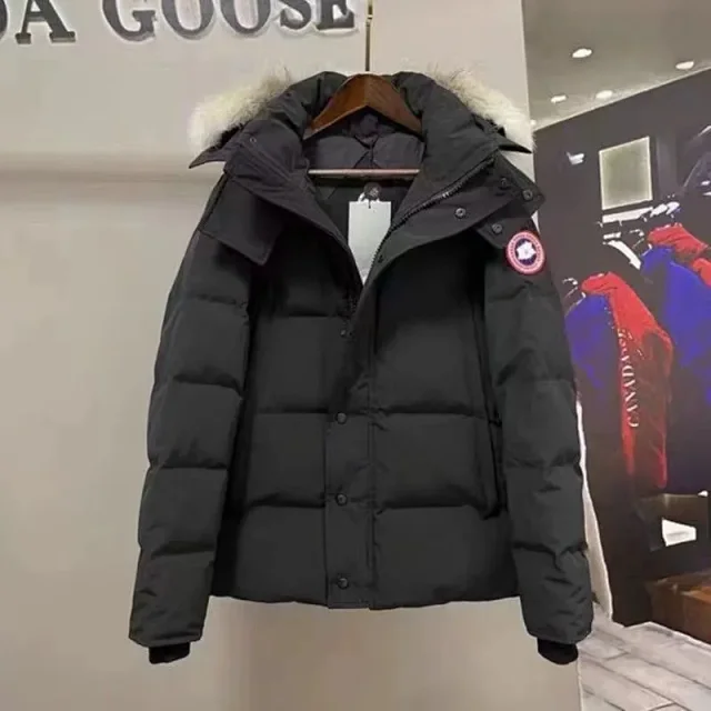 Canada Goose Down Jackets Fur-Trim Hooded Puffer product detail image 5