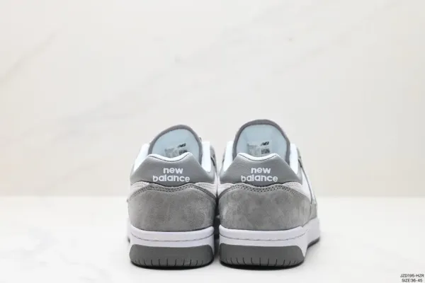 New Balance 550 Black Gray White Sneakers - 22