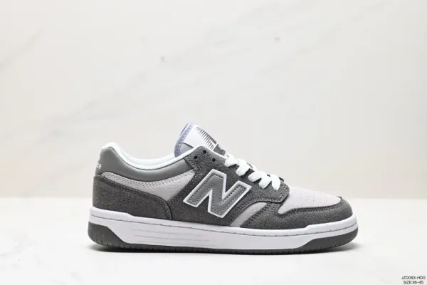 New Balance 550 Black Gray White Sneakers - 40