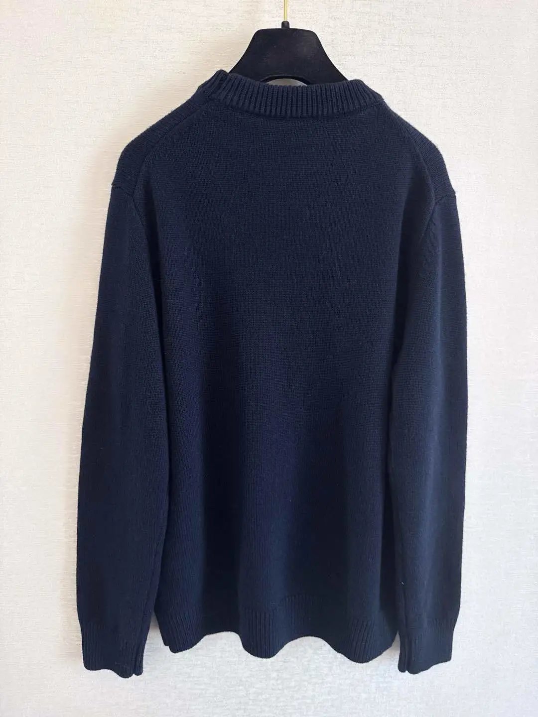 Gucci Snake Knit Sweater Navy Blue - 4