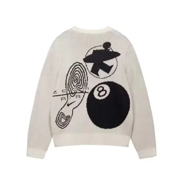 Saint Tears Graphic Knit Sweater Black - 3