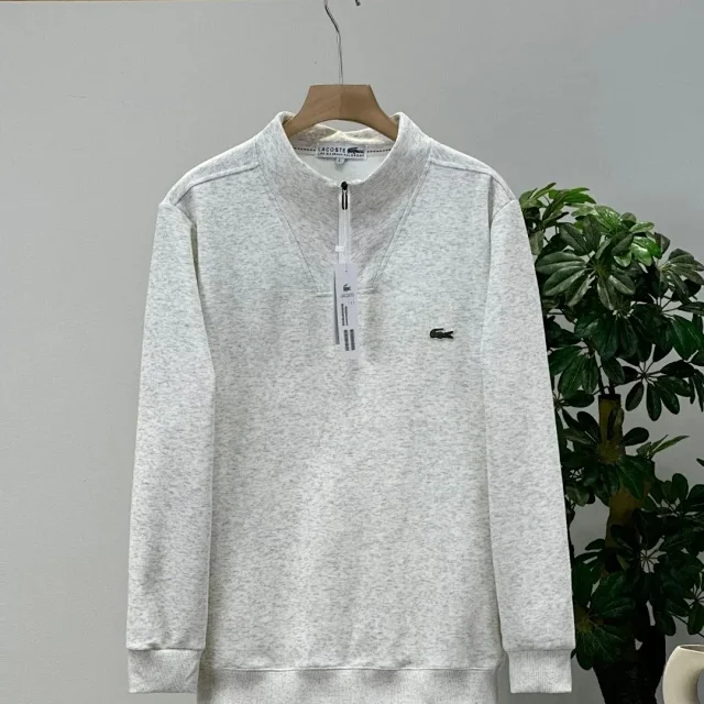 Lacoste Hoodies & Sweatshirts Quarter-Zip Mock-Neck Sweatshirt product detail image 2