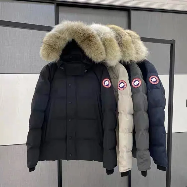 Canada Goose Down Jackets Fur-Trim Hooded Puffer product detail image 1
