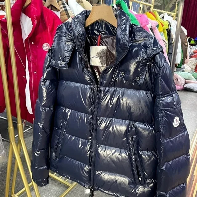 Moncler Down Jackets Hooded glossy quilted puffer jacket product detail image 4
