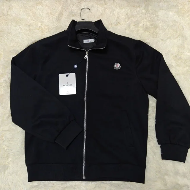 Moncler Hoodies & Sweatshirts Zip-Up Stand-Collar Sweatshirt product detail image 1