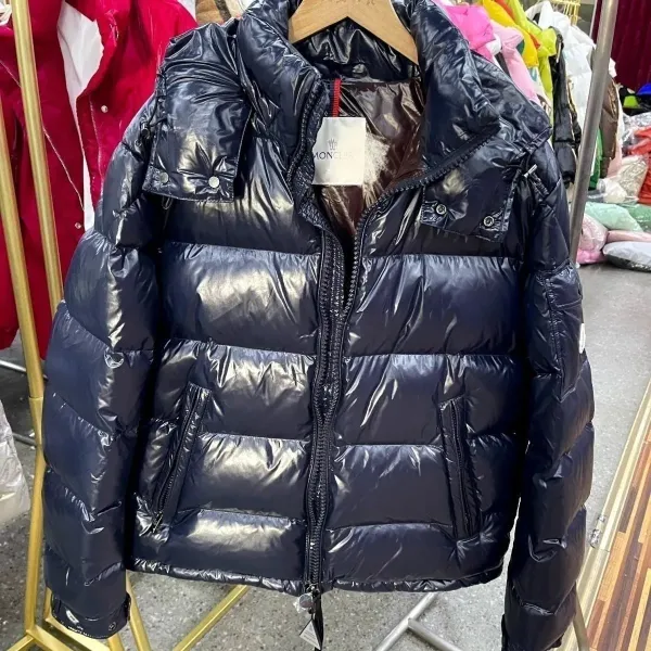 Moncler Maya Navy Down Jacket - 4