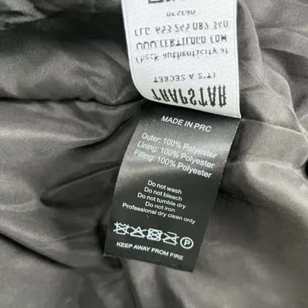 Saint Tears TSL Logo Black Down Jacket - 5