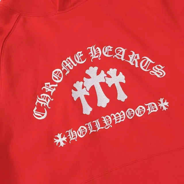 Chrome Hearts Hoodies & Sweatshirts Cross Graphic Pullover Hoodie product detail image 8