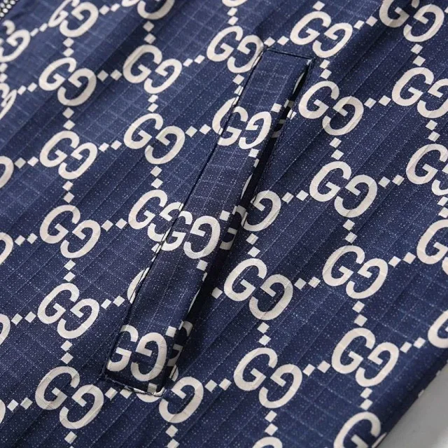 Gucci Jackets Hooded Zip-Up Monogram Jacket product detail image 7