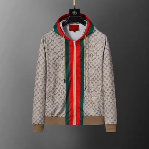 Gucci GG Supreme Tracksuit Beige Red Green - 4
