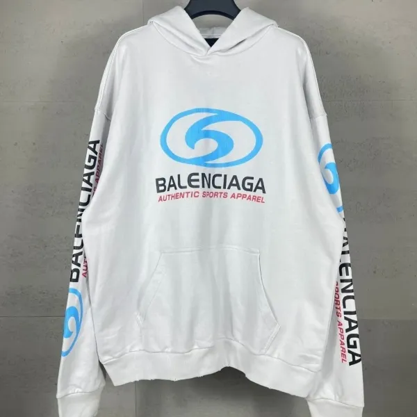Balenciaga Authentic Sports Apparel Hoodie Black - 2