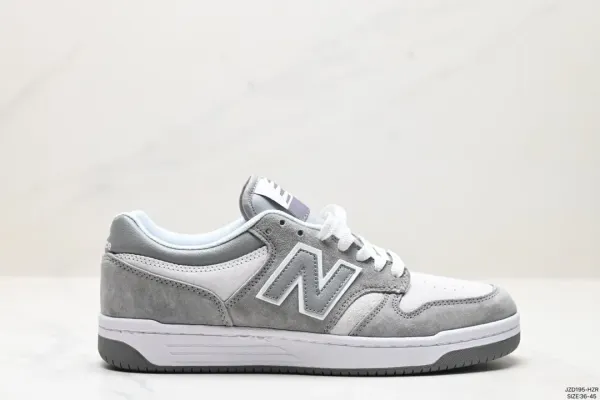 New Balance 550 Black Gray White Sneakers - 19