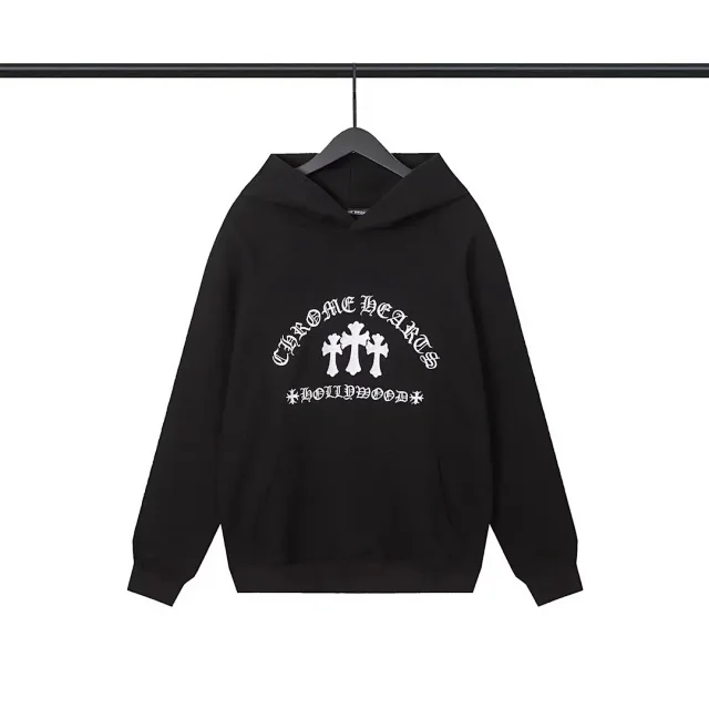 Chrome Hearts Hoodies & Sweatshirts Cross Graphic Pullover Hoodie product detail image 2
