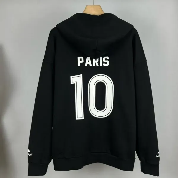 Balenciaga x FC Barcelona Zip-Up Hoodie Black - 2