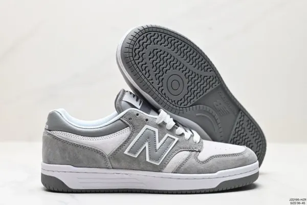 New Balance 550 Black Gray White Sneakers - 21
