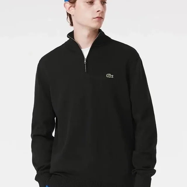 Lacoste Hoodies & Sweatshirts Quarter-Zip Stand-Collar Sweatshirt product detail image 9