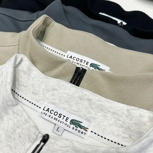 Lacoste Hoodies & Sweatshirts Quarter-Zip Stand-Collar Sweatshirt product detail image 8