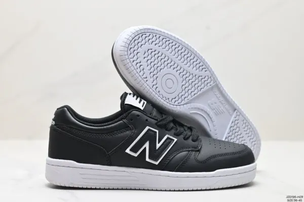 New Balance 550 Black Gray White Sneakers - 25