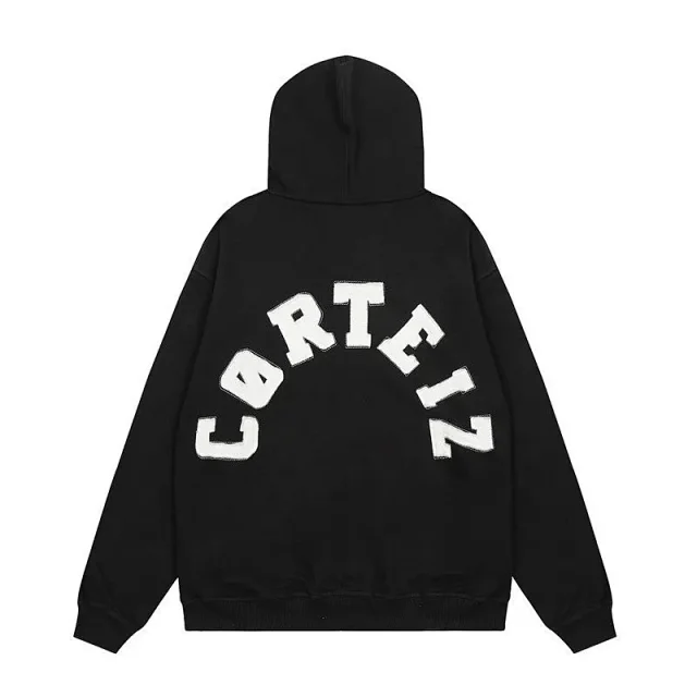 Corteiz Hoodies & Sweatshirts Zip-Up Hooded Sweatshirt with Logo product detail image 4