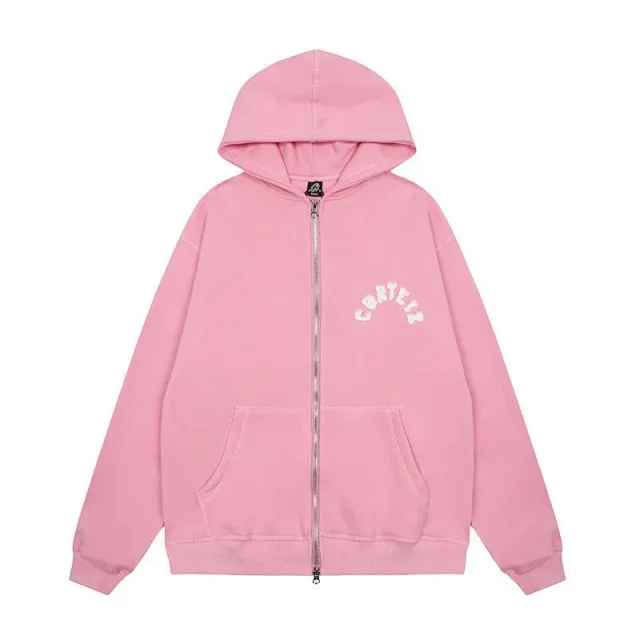 Corteiz Hoodies & Sweatshirts Zip-Up Hooded Sweatshirt with Logo product detail image 5