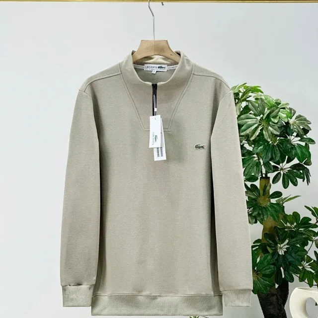Lacoste Hoodies & Sweatshirts Quarter-Zip Mock-Neck Sweatshirt product detail image 1