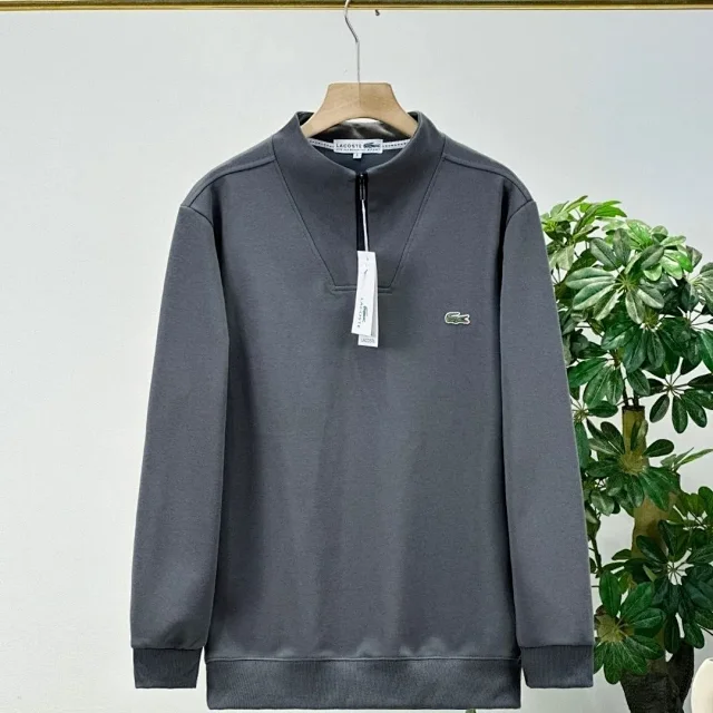 Lacoste Hoodies & Sweatshirts Quarter-Zip Stand-Collar Sweatshirt product detail image 5