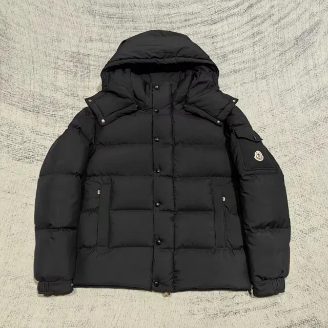 Unbranded Down Jackets Hooded quilted puffer jacket with sleeve utility pocket product detail image 4