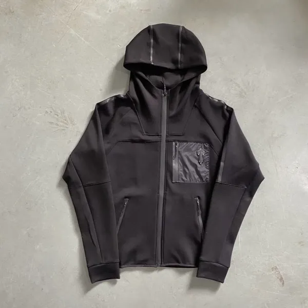 Stone Island Shadow Project Hooded Windbreaker Black - 2