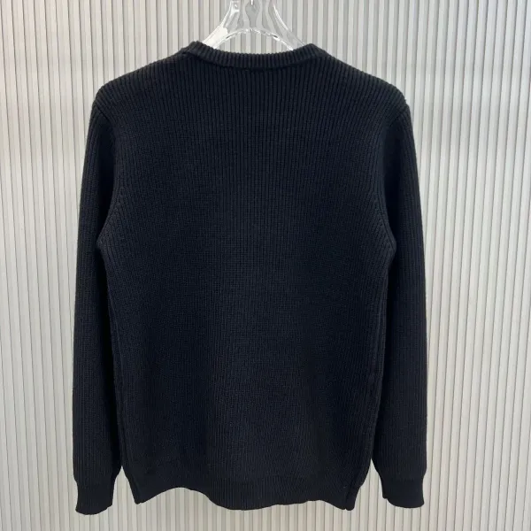 Prada Milano Logo Knit Sweater Black - 4