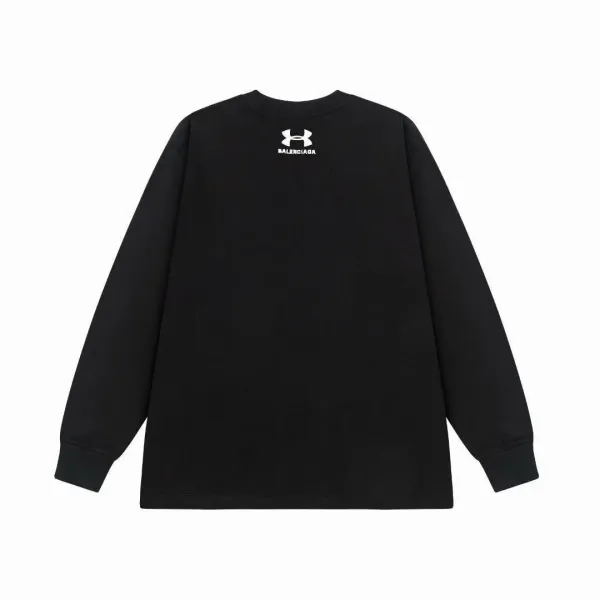 Balenciaga x Under Armour Logo Long-Sleeve T-Shirt Black - 3