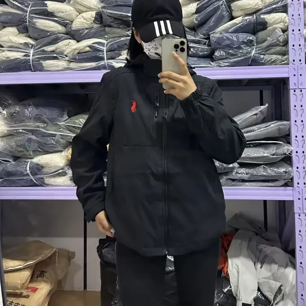 Polo Ralph Lauren Windbreaker Gray Jacket - 2