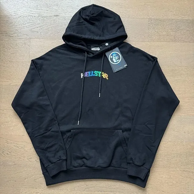 Hellstar Hoodies & Sweatshirts Logo Print Pullover Hoodie product detail image 5