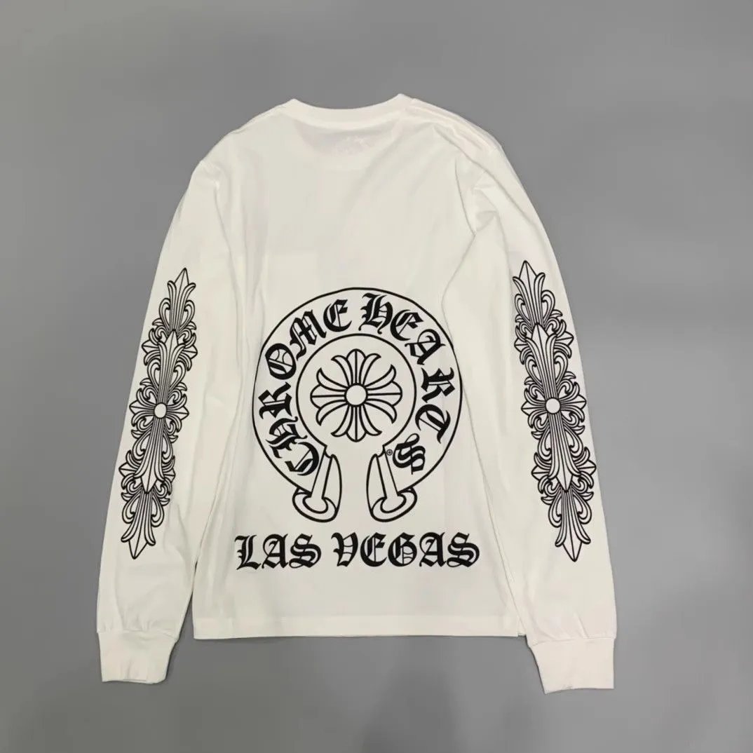 Chrome Hearts Las Vegas Long Sleeve T-Shirt White - 6