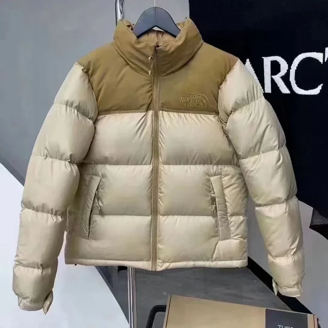 The North Face Down Jackets Color-Block Stand-Collar Puffer Jacket product detail image 6