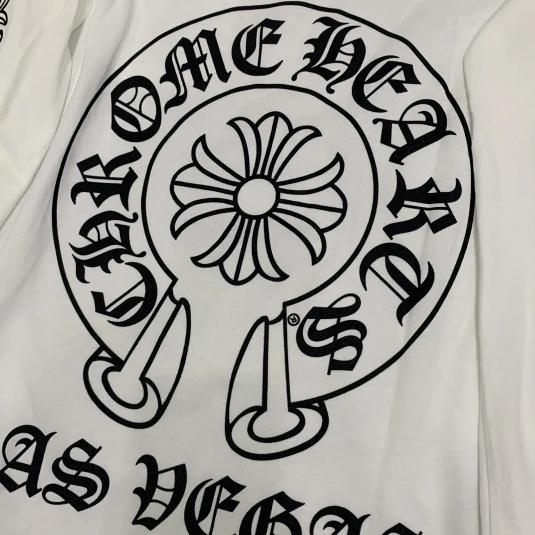 Chrome Hearts Las Vegas Long Sleeve T-Shirt White - 17