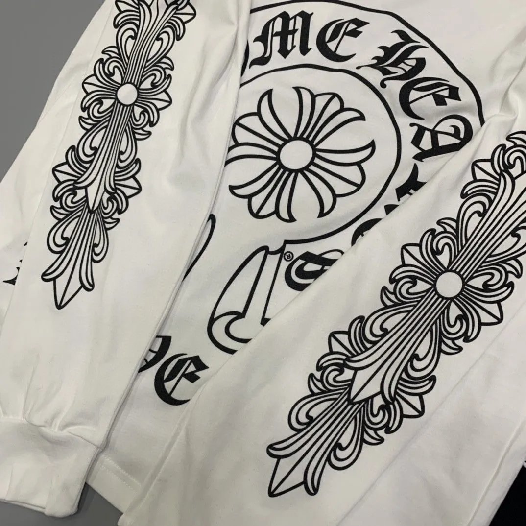Chrome Hearts Las Vegas Long Sleeve T-Shirt White - 19