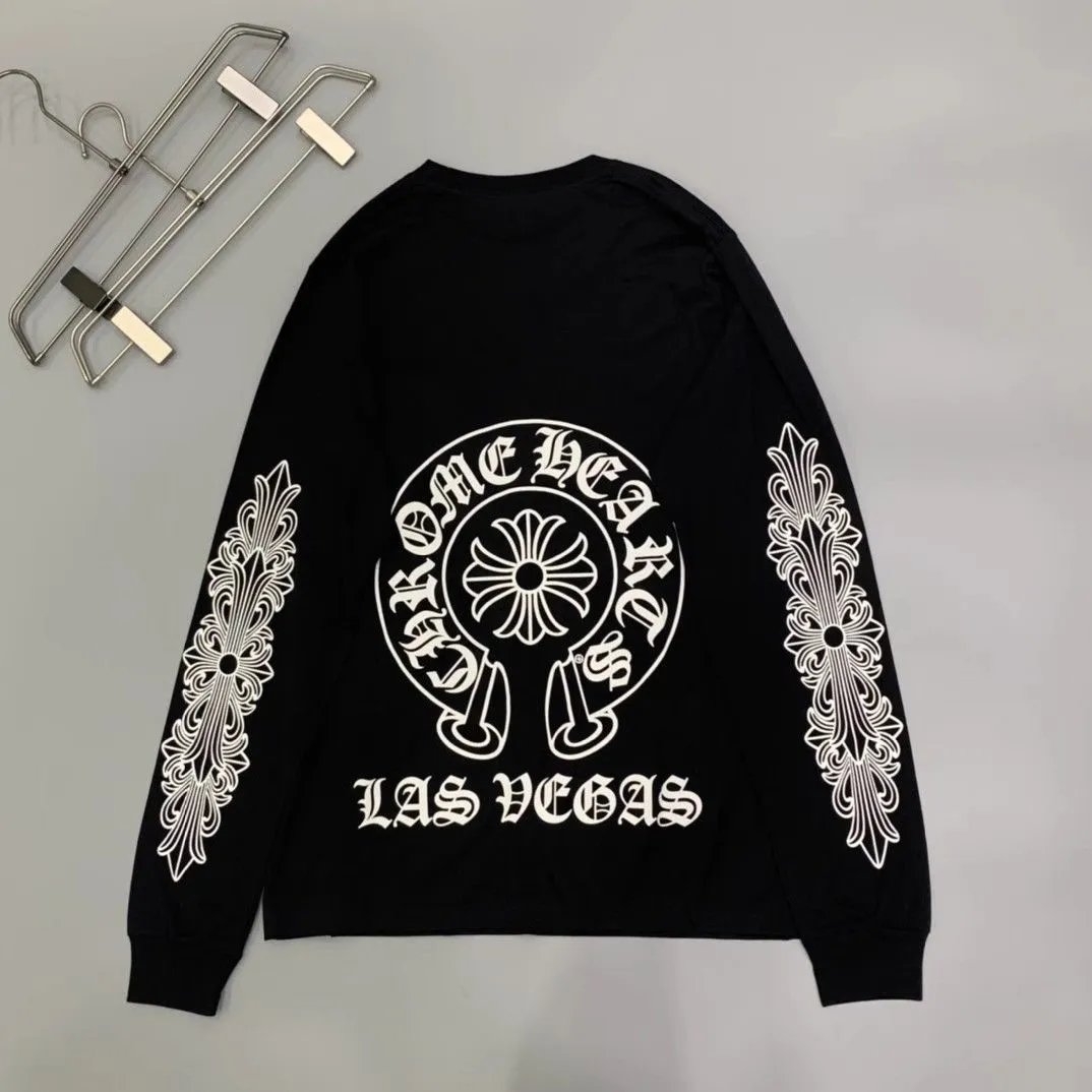 Chrome Hearts Las Vegas Long Sleeve T-Shirt White - 4