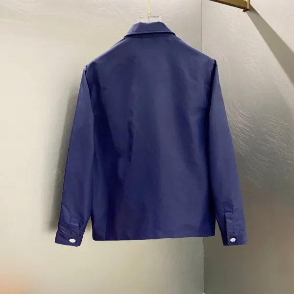 Prada Re-Nylon Shirt Jacket Navy Blue - 4