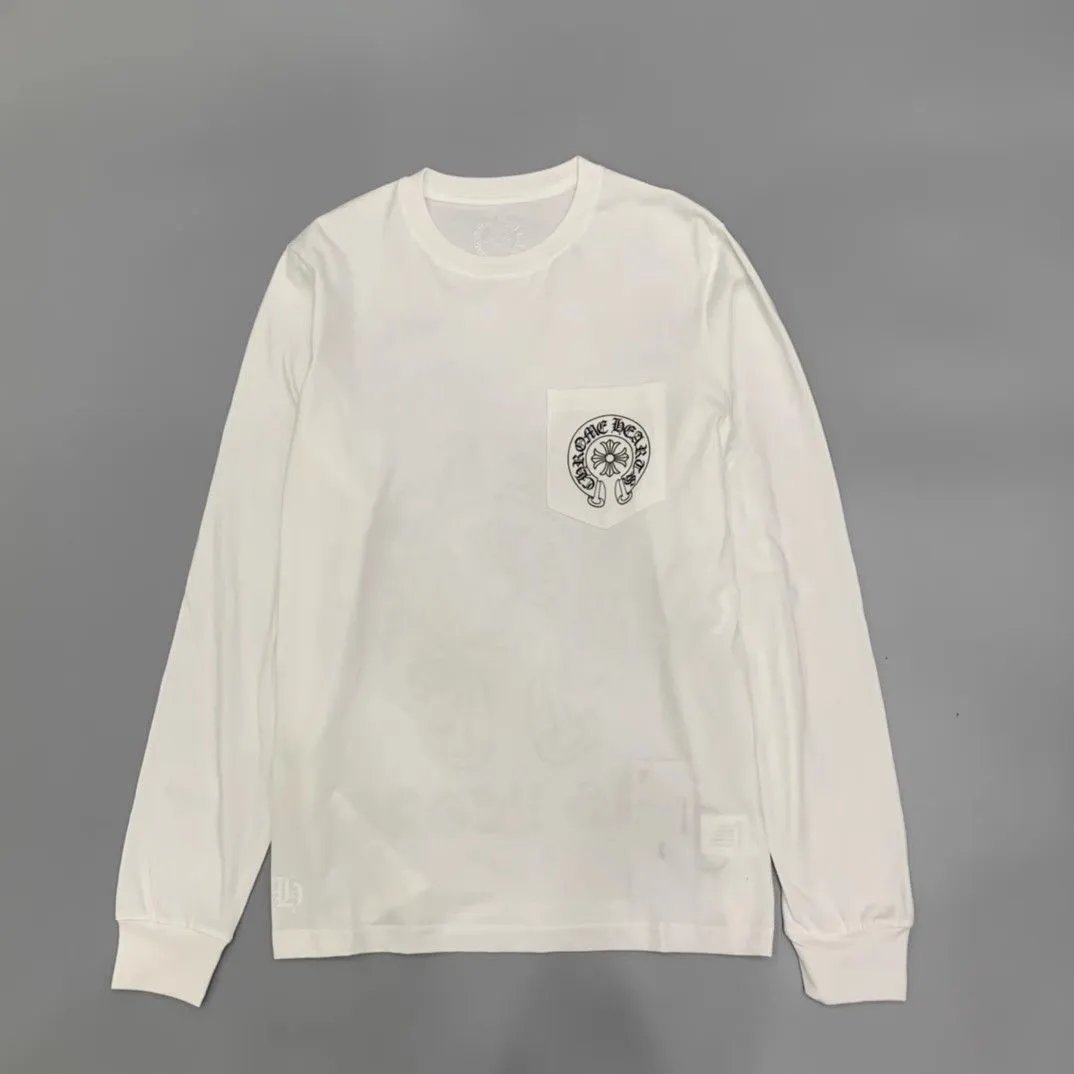 Chrome Hearts Las Vegas Long Sleeve T-Shirt White - 5