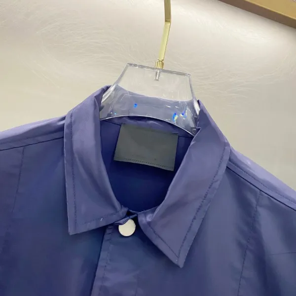 Prada Re-Nylon Shirt Jacket Navy Blue - 5