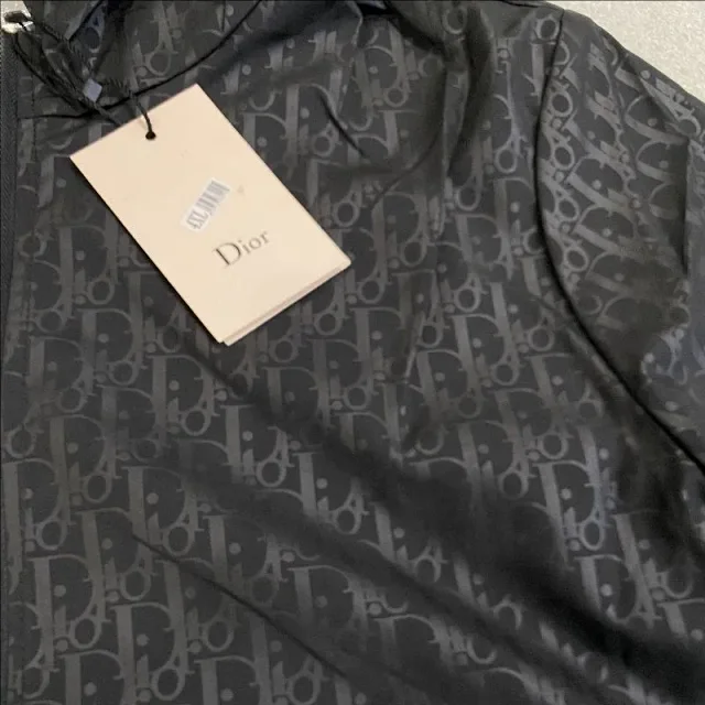 Dior Jackets Hooded monogram zip jacket product detail image 4