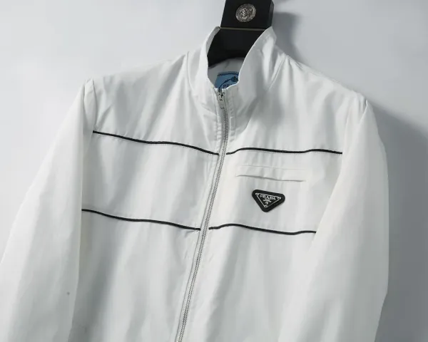Prada Re-Nylon Bomber Jacket Black - 4