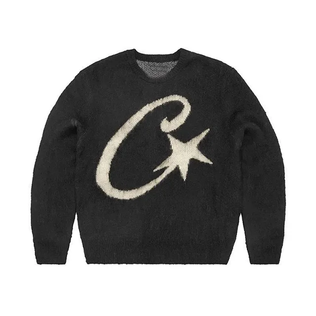 Unbranded Knitwear Crewneck sweater with star graphic product detail image 1