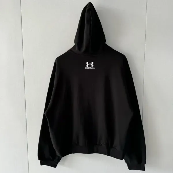 Under Armour x Balenciaga Zip-Up Hoodie Black - 2