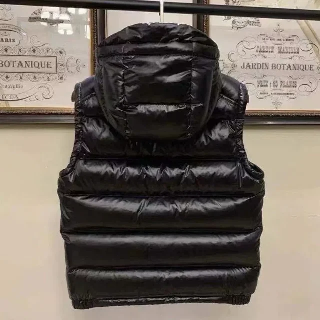 Moncler Vests Hooded quilted puffer vest product detail image 3